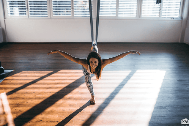 Aerial Yoga by Barbara Foster